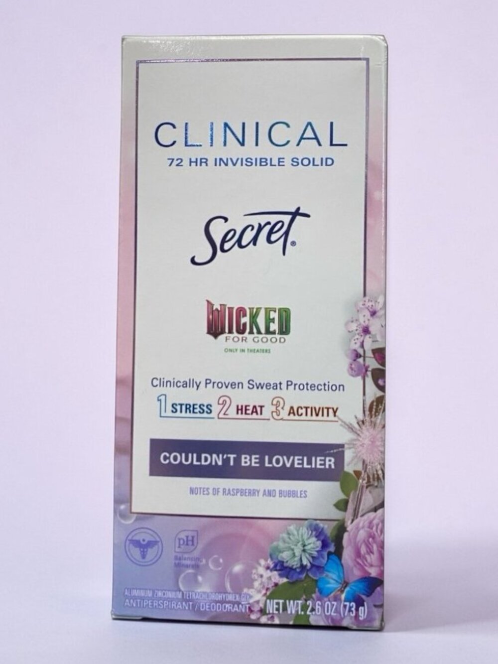 Secret Clinical Antiperspirant Invisible Solid Couldnt Be Lovelier Deodorant NEW